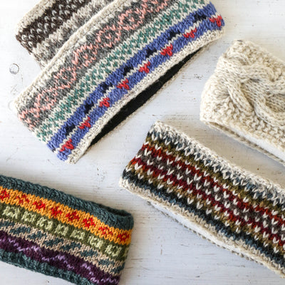 Headband - Fairisle Natural