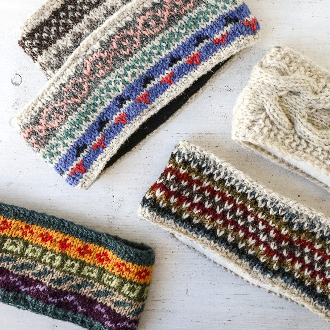 Headband - Fairisle Oatmeal