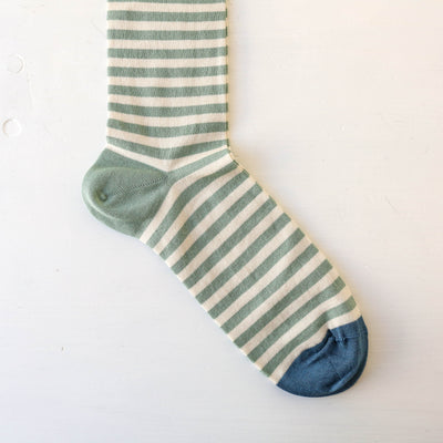 Bonne Maison Socks - Stripe Sea