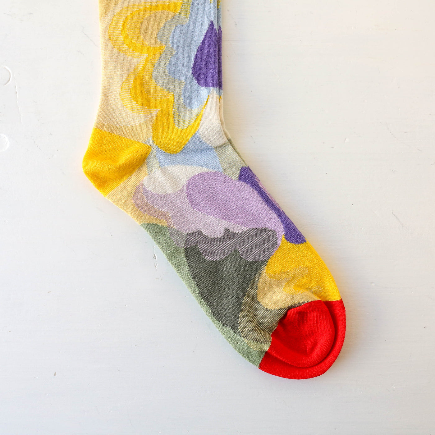 Bonne Maison Socks - Natural Abstract