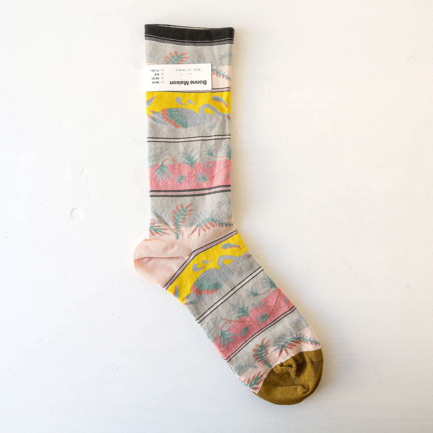 Bonne Maison Socks - Pink Swan