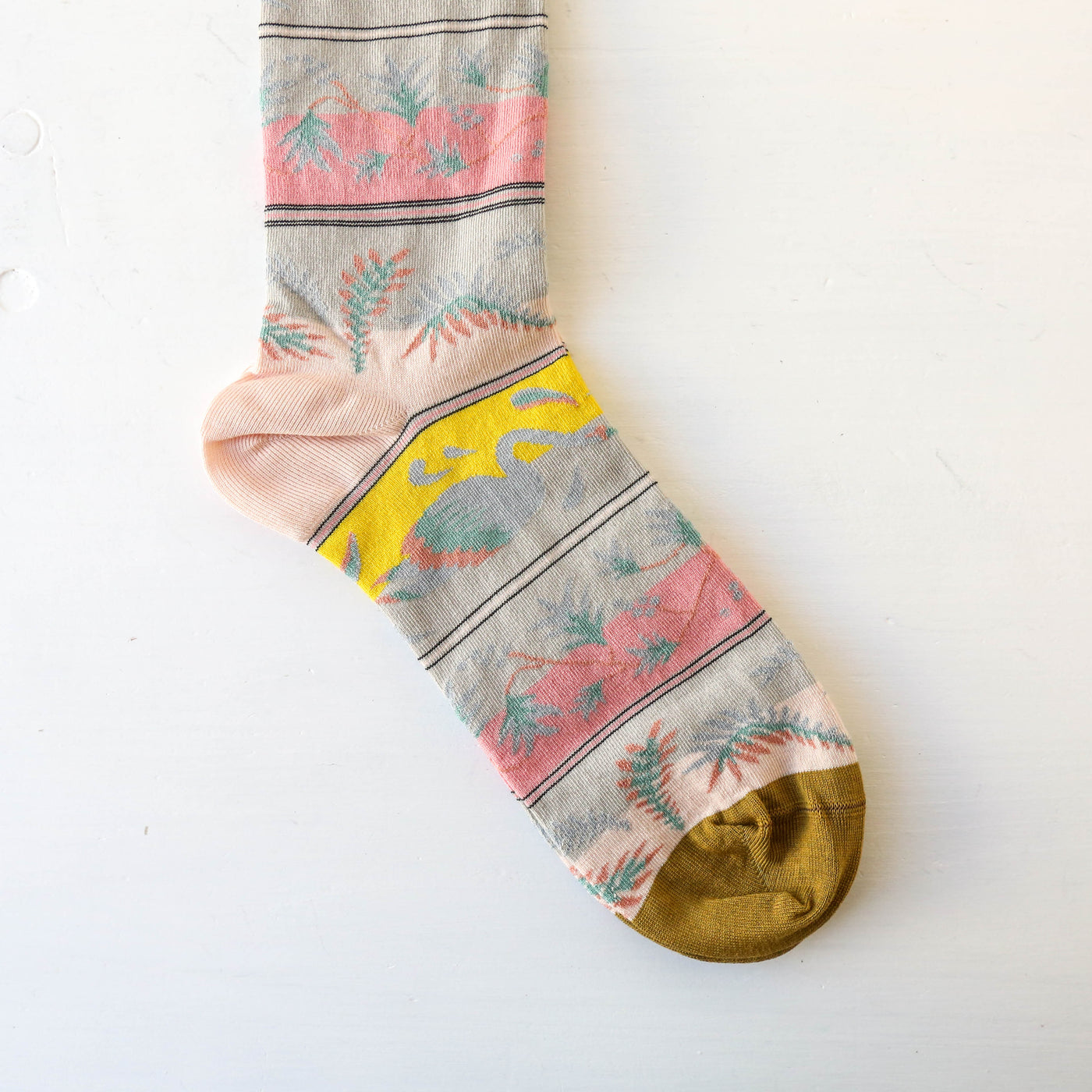 Bonne Maison Socks - Pink Swan