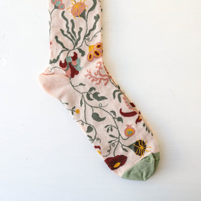 Bonne Maison Socks - Indian Pink