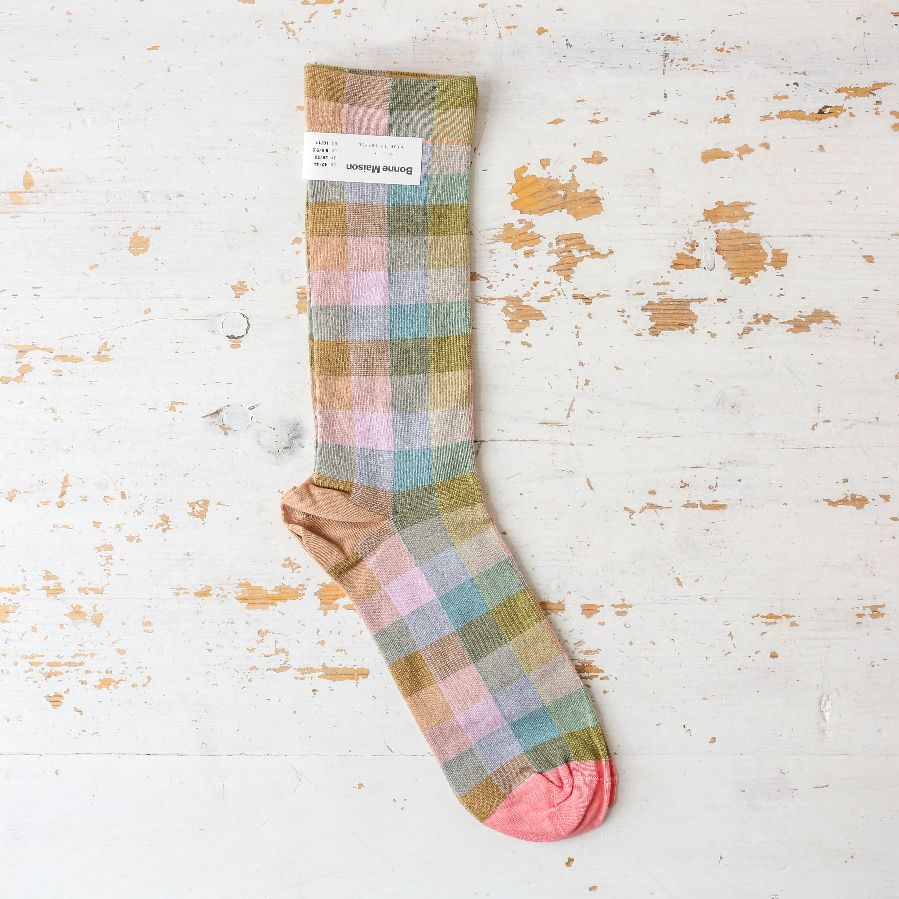 Bonne Maison Socks - Checks Multico – Berylune