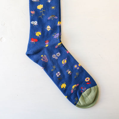 Bonne Maison Socks - Royal Blue Seed