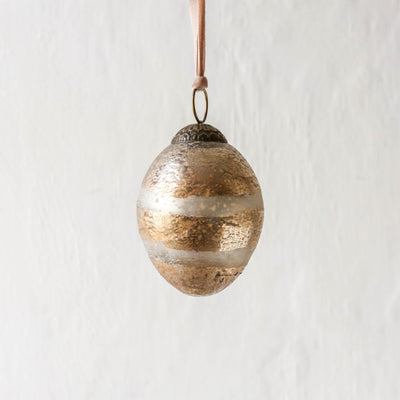 8cm Viti Glass Bauble