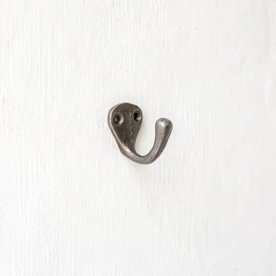 Small Cast Iron Simple Rounded Hook