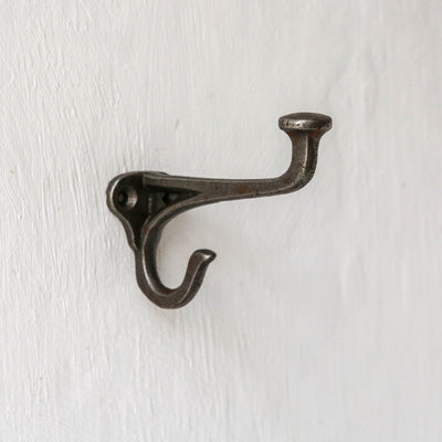 Flat Top Cast Iron Double Hook