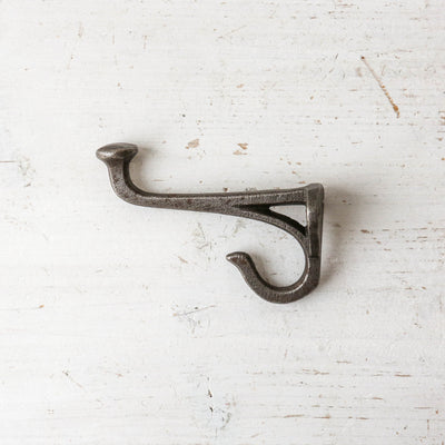 Flat Top Cast Iron Double Hook