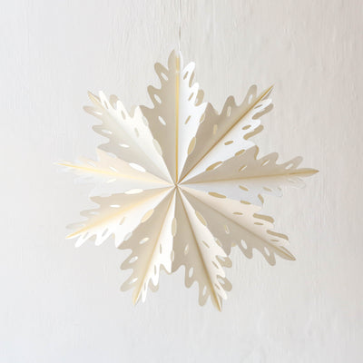 28cm Paper Snowflake Decoration - Bellflower (design1)