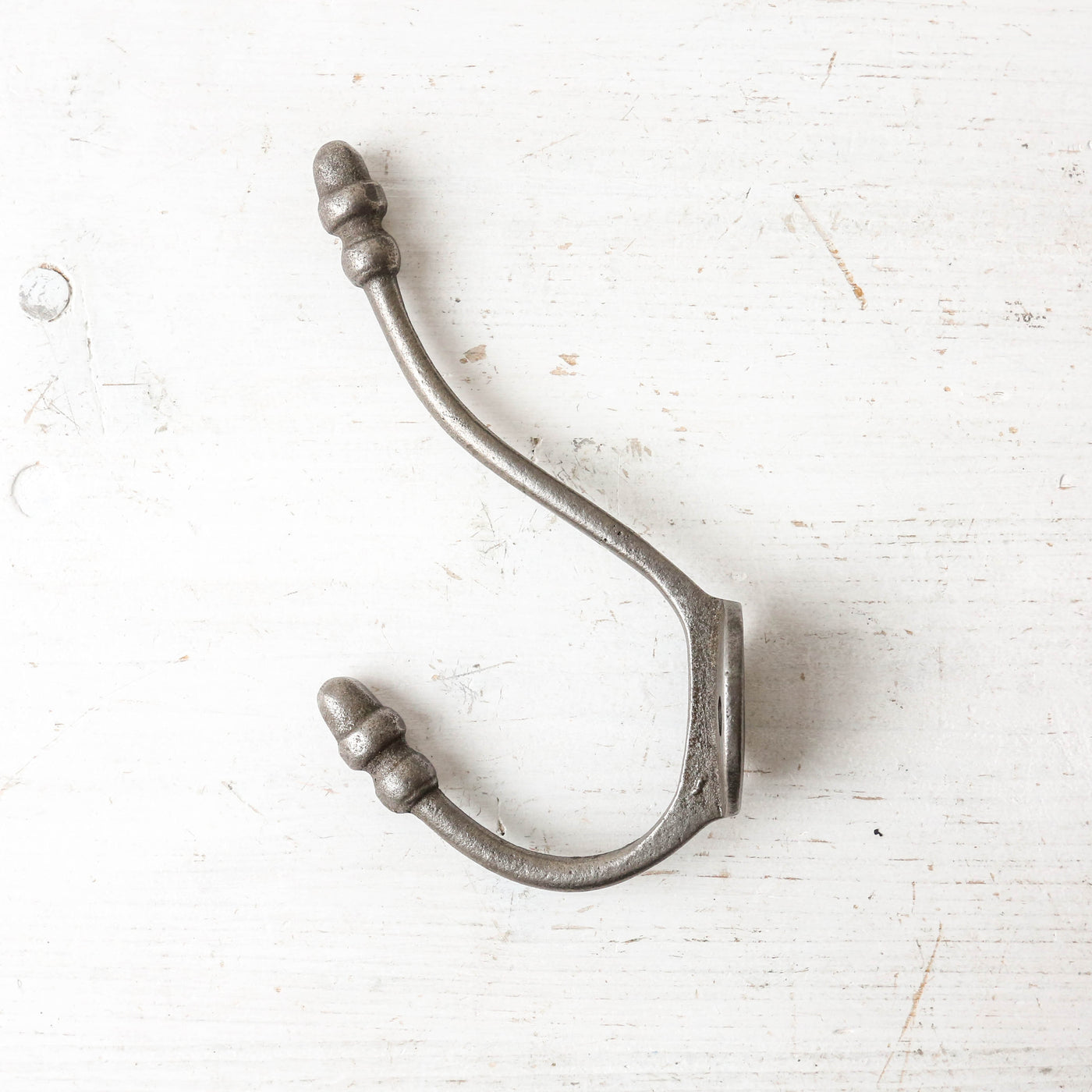 Acorn Double Cast Iron Hook - Large