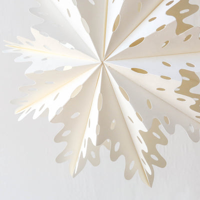 28cm Paper Snowflake Decoration - Bellflower (design1)