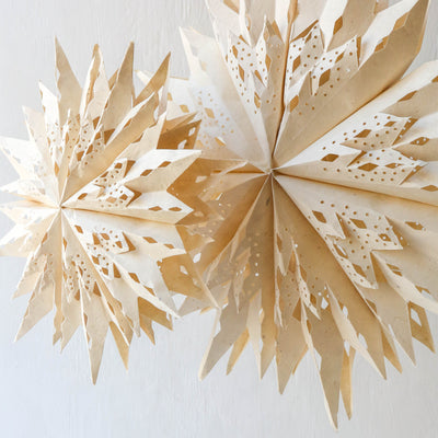 35cm 'Sparkle' Paper Christmas Decoration