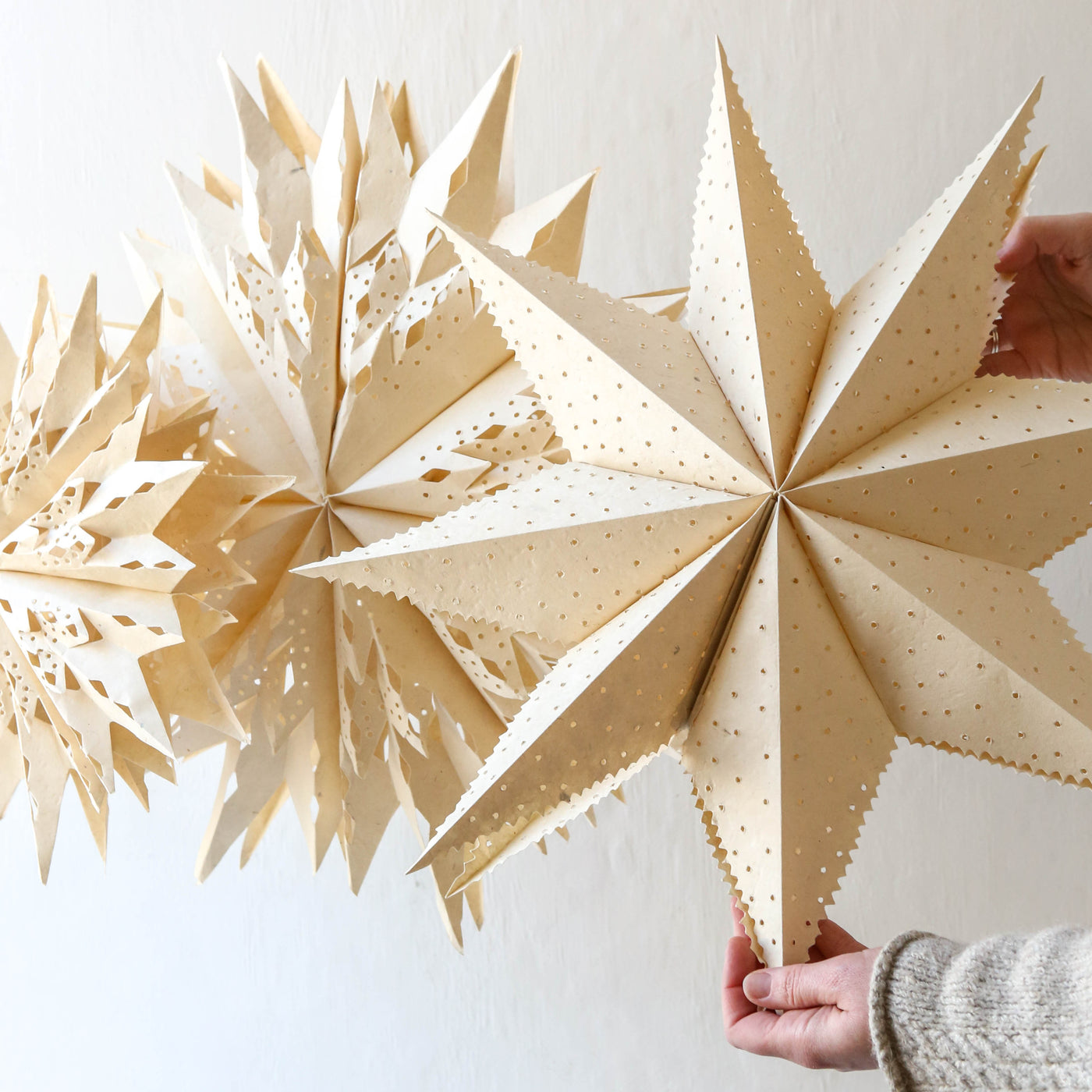 35cm 'Sparkle' Paper Christmas Decoration