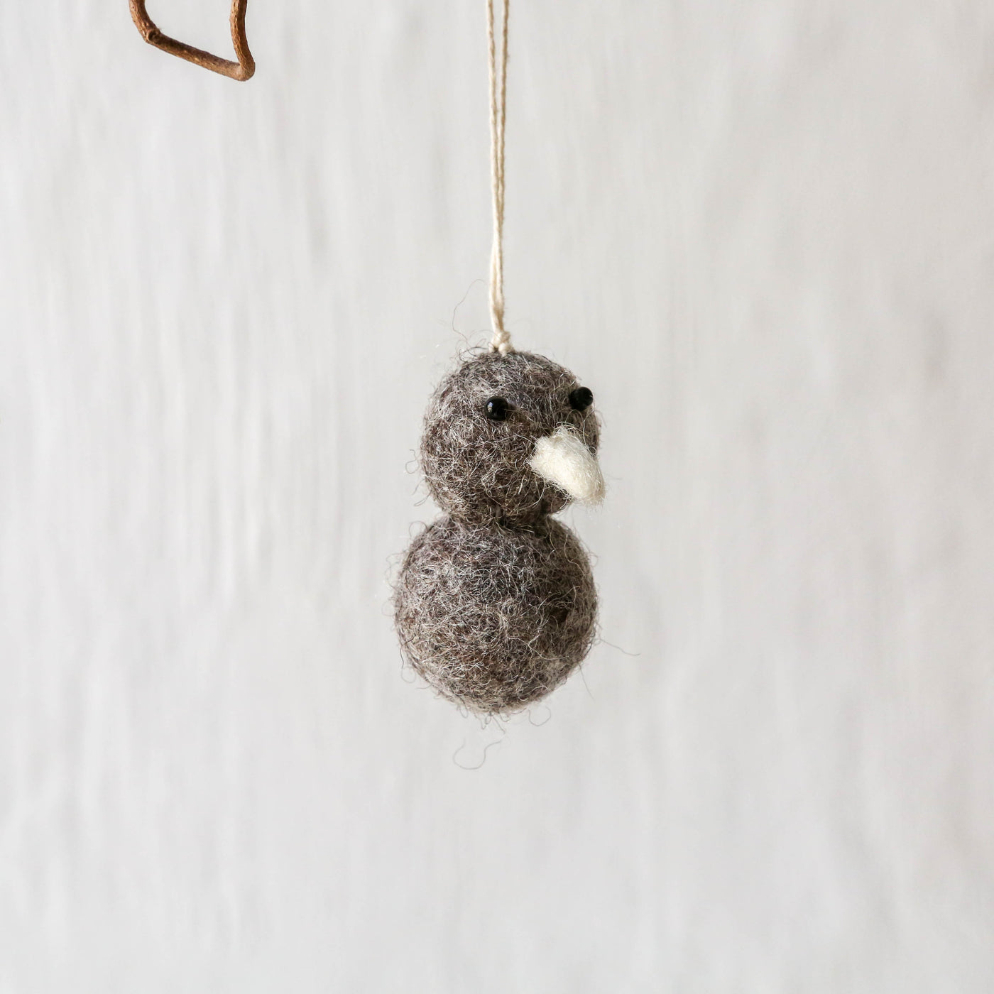 Felt Round Easter Chick Hanging Decoration