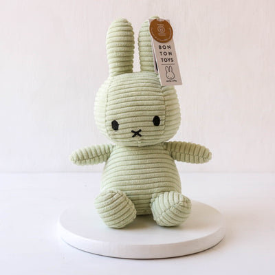 Miffy Corduroy Plush - Fresh Mint