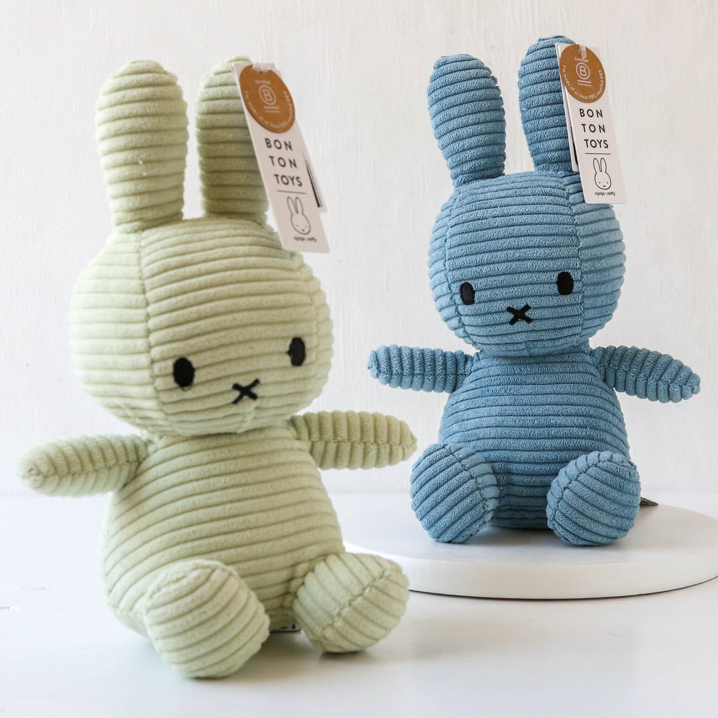 Miffy Corduroy Plush - Fresh Mint