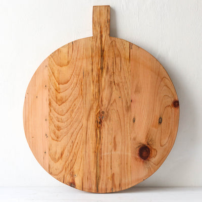 60cm Round Rustic Wooden Serving Board