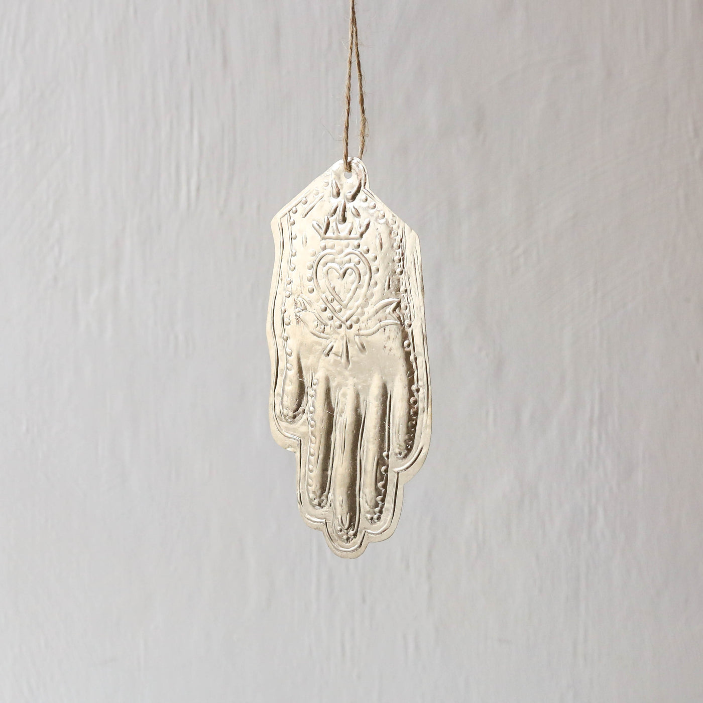 Mexican Hand Decoration - Antique Silver