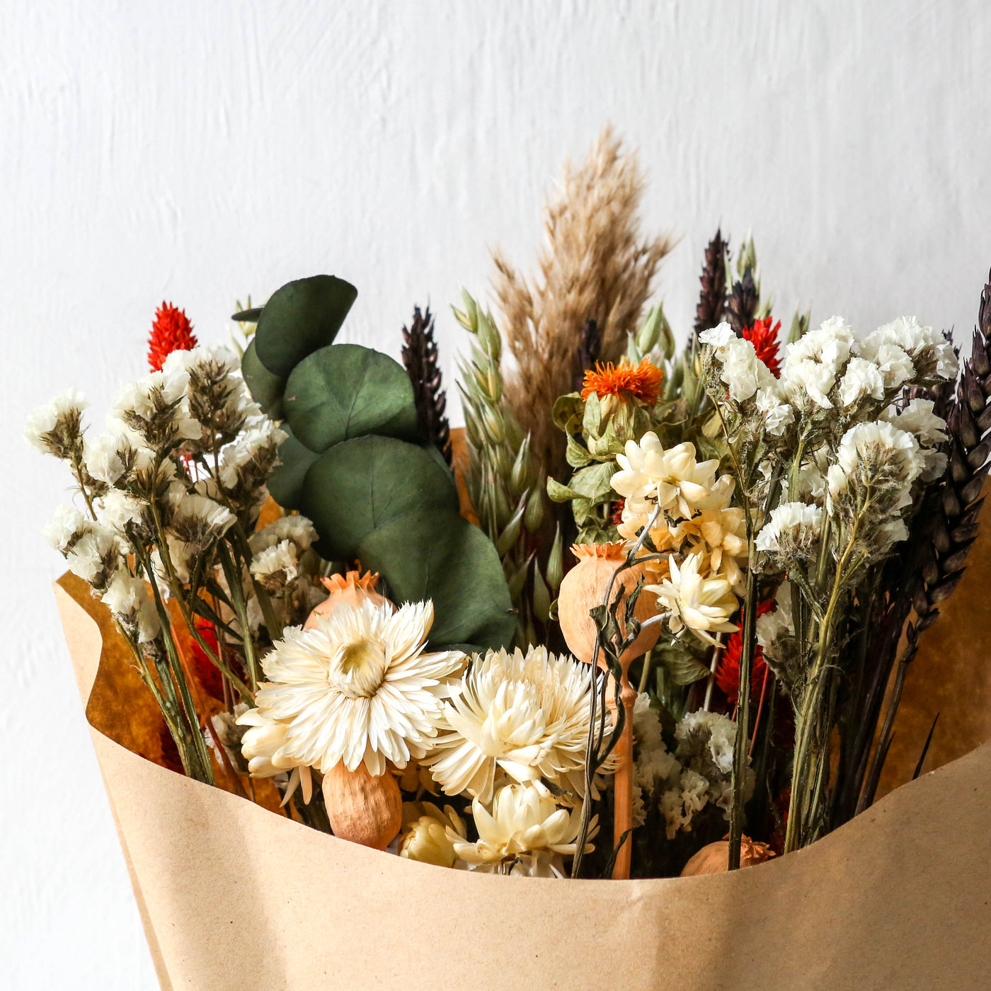 Extra Large Dried Flower Bouquet - Dark Amber