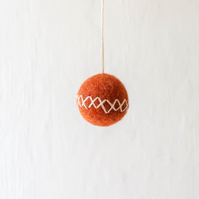 Autumnal Ball Felt Hanging Decoration