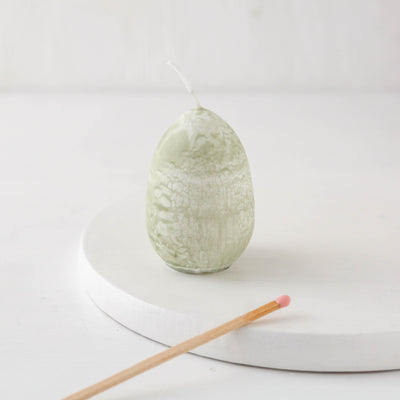 Pastel Tone Egg Shaped Candle