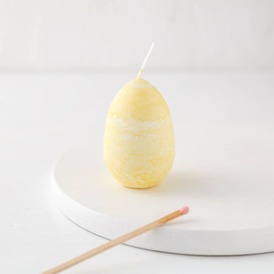 Pastel Tone Egg Shaped Candle