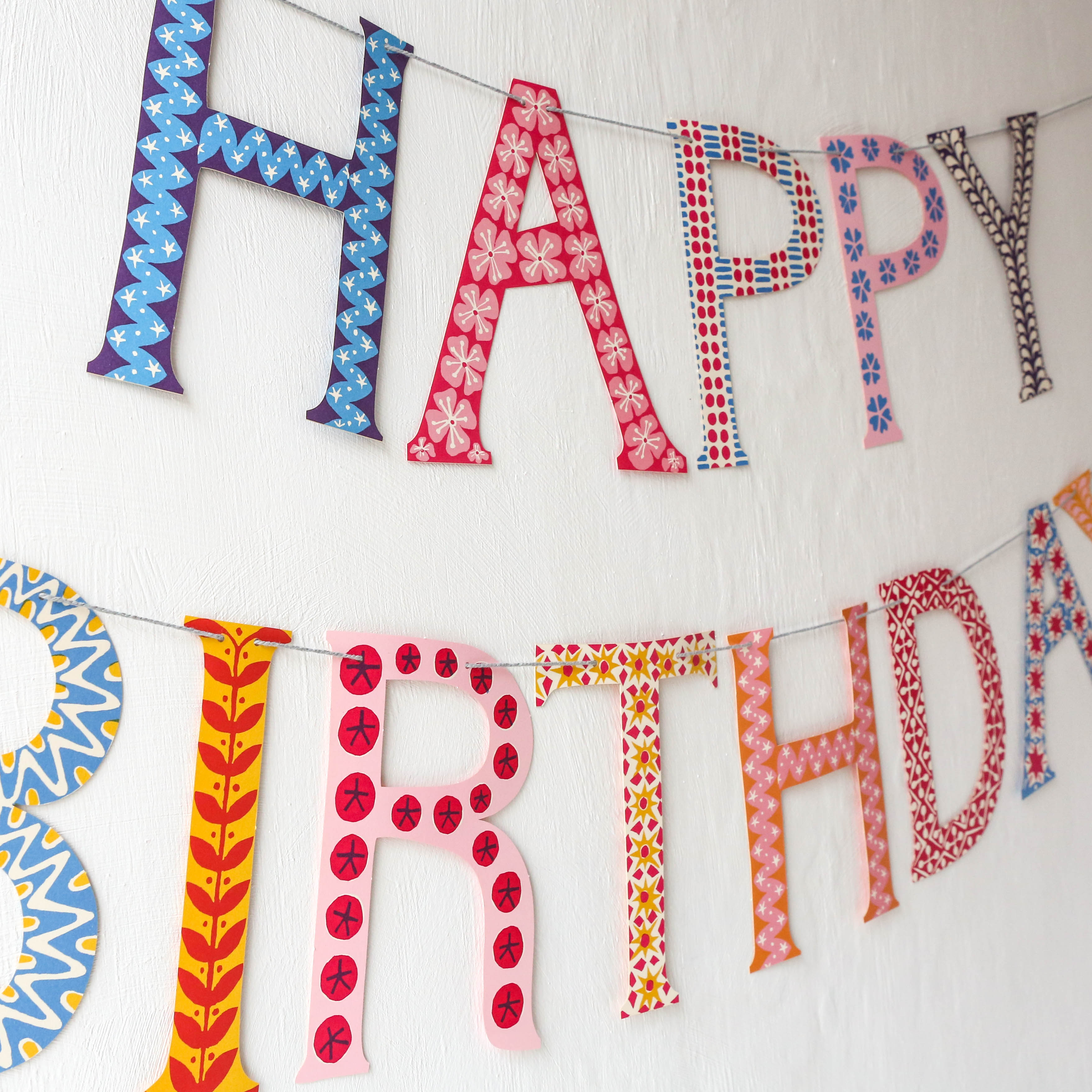 Cambridge Imprint Birthday Banner – Berylune