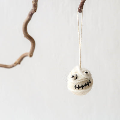 Halloween Shrunken Head Felt Hanging Decoration