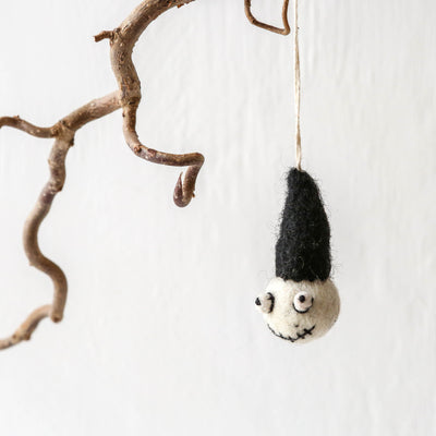 Halloween Shrunken Head Felt Hanging Decoration