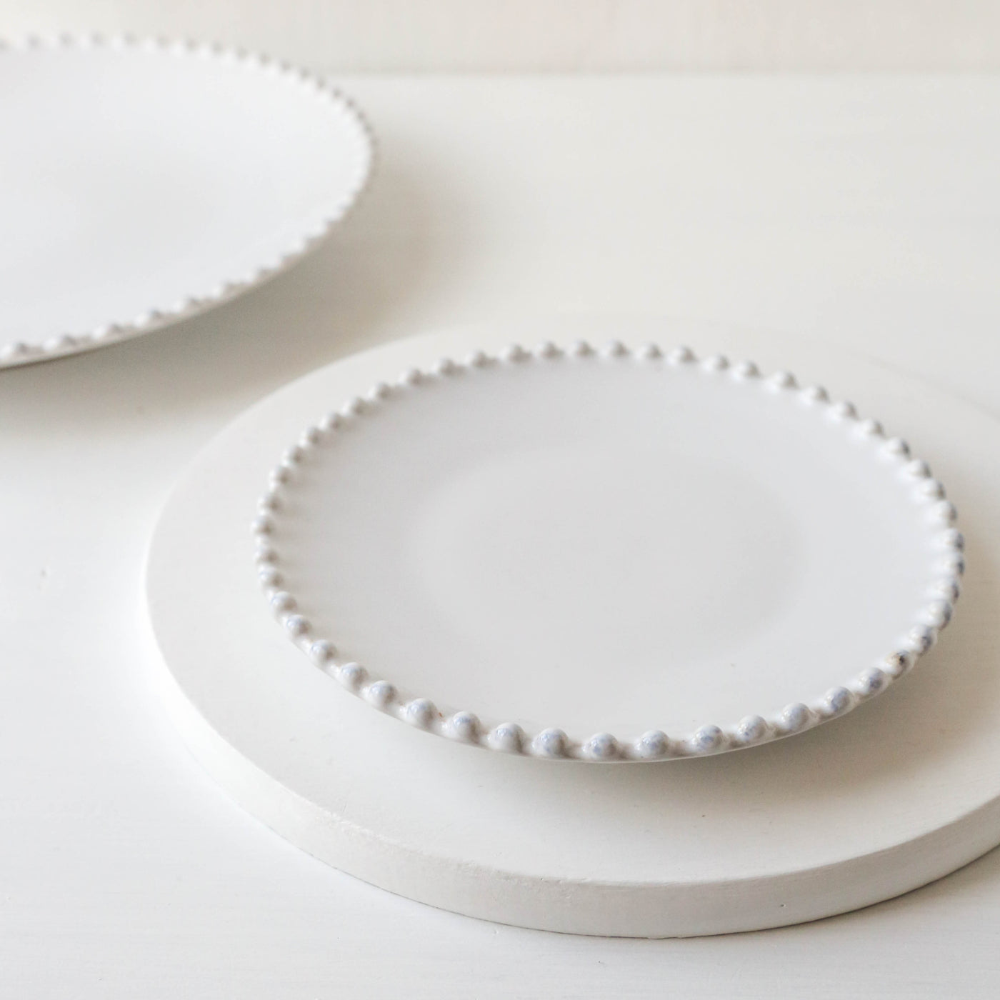 Pearl Side Plate - White