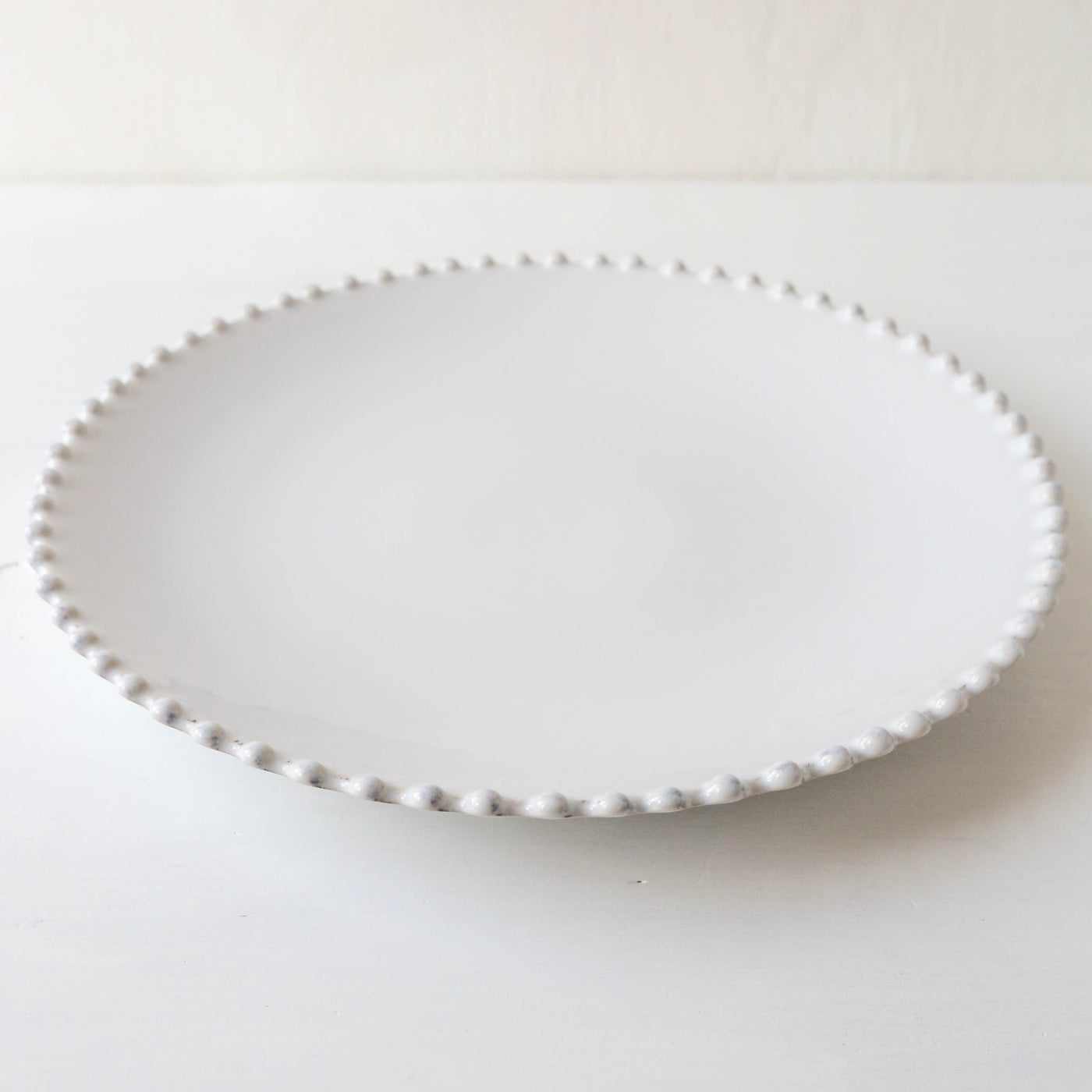 Pearl Dinner Plate - White