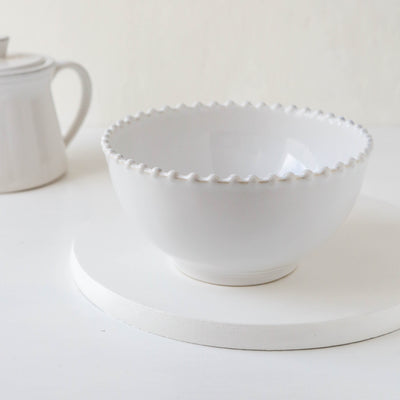 Pearl Cereal Bowl - White