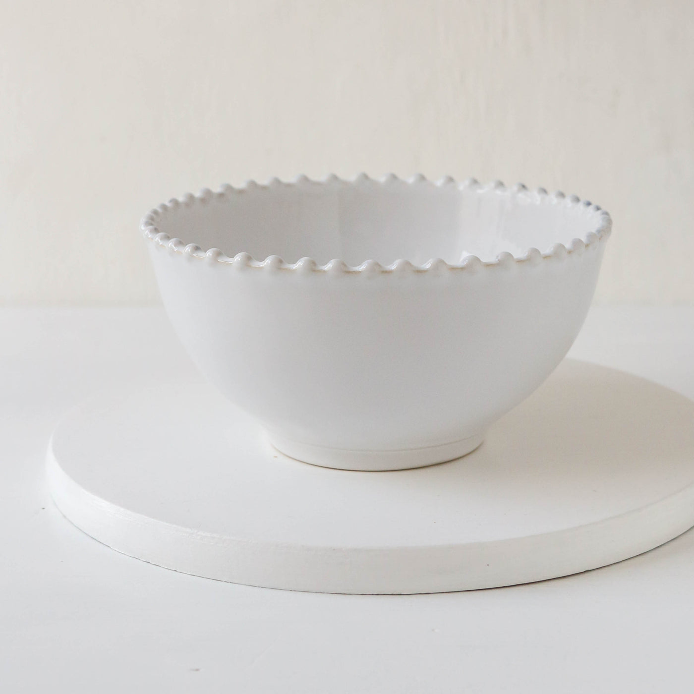 Pearl Cereal Bowl - White