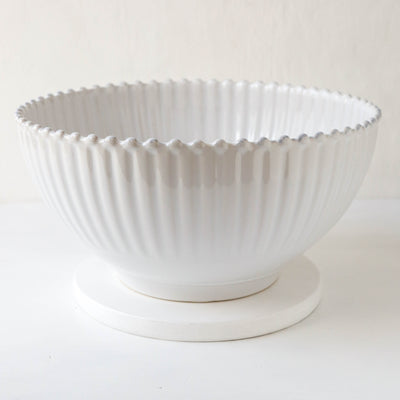 Pearl Large Salad Bowl - White