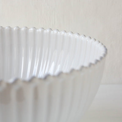 Pearl Large Salad Bowl - White