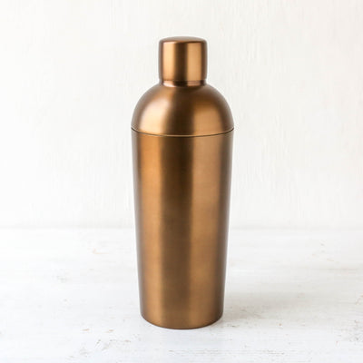 Antique Brass Cocktail Shaker