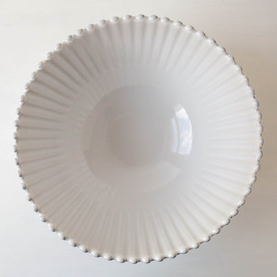 Pearl Large Salad Bowl - White