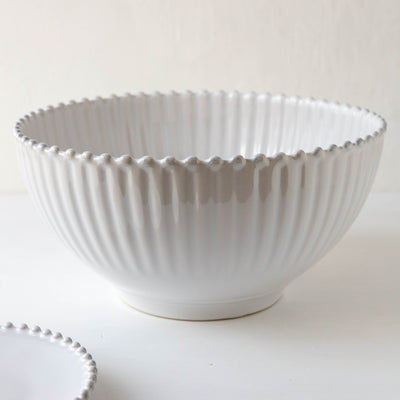 Pearl Large Salad Bowl - White