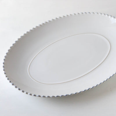 Pearl Oval Platter - White