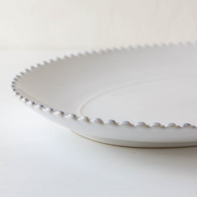 Pearl Oval Platter - White