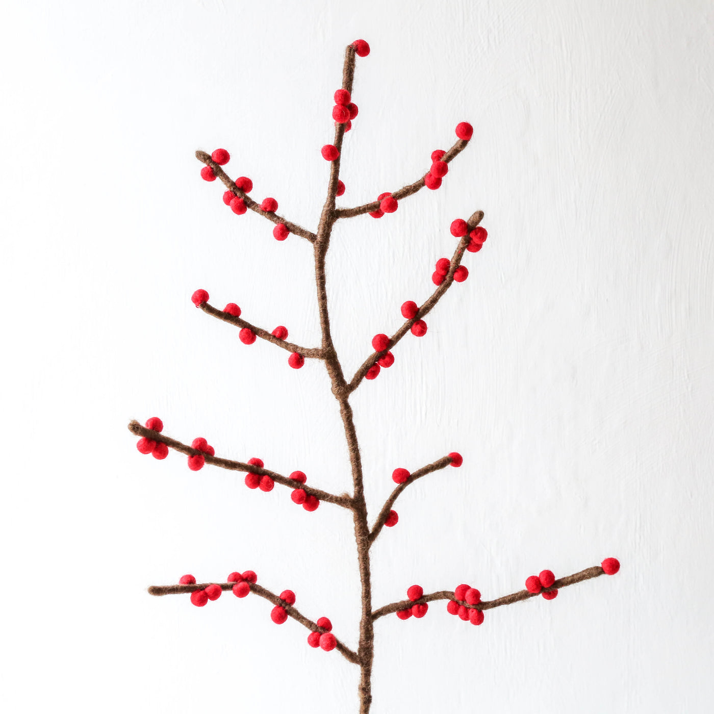 Festive Felt Branch with Berries