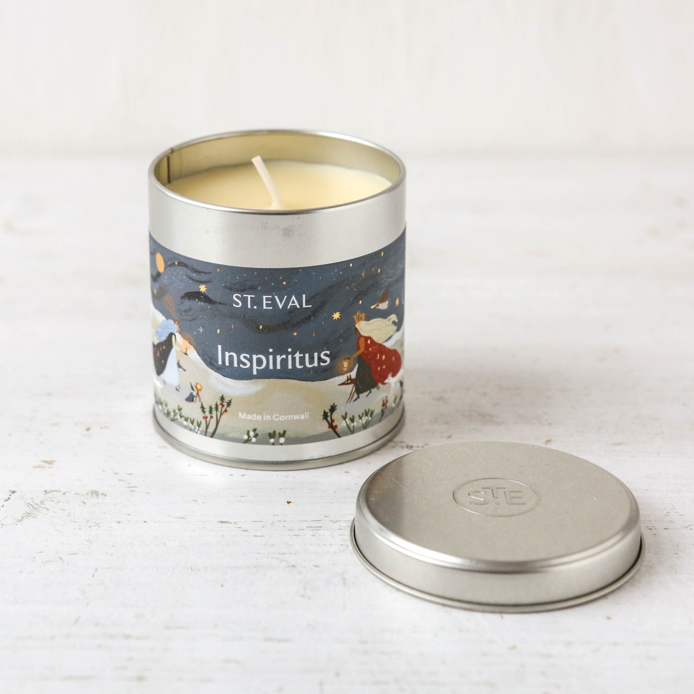 St. Eval Festive Scented Candle Tin