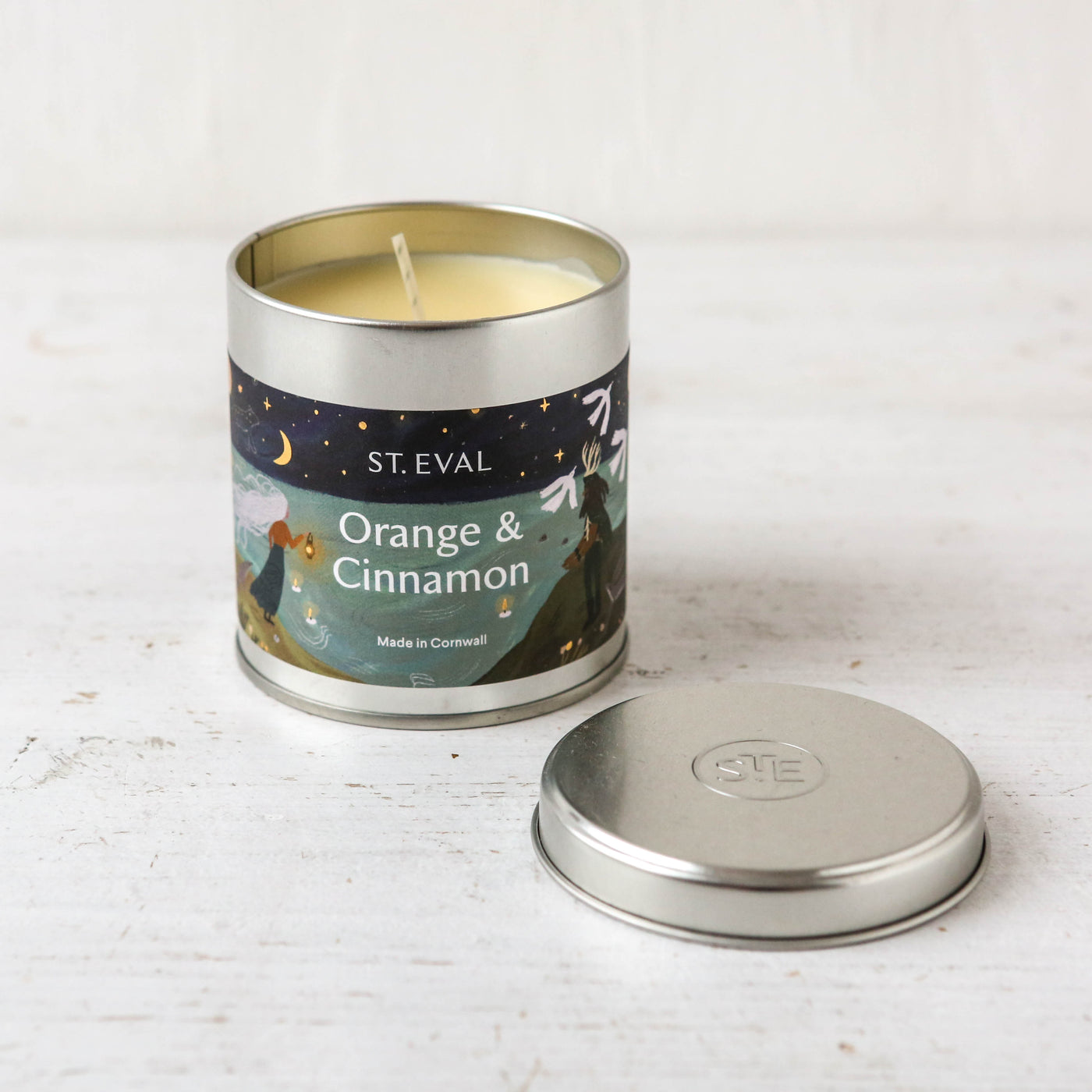 St. Eval Festive Scented Candle Tin