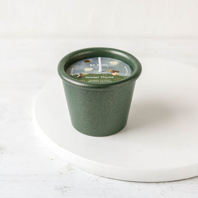 St. Eval Candle in Festive 'Stardust' Pot