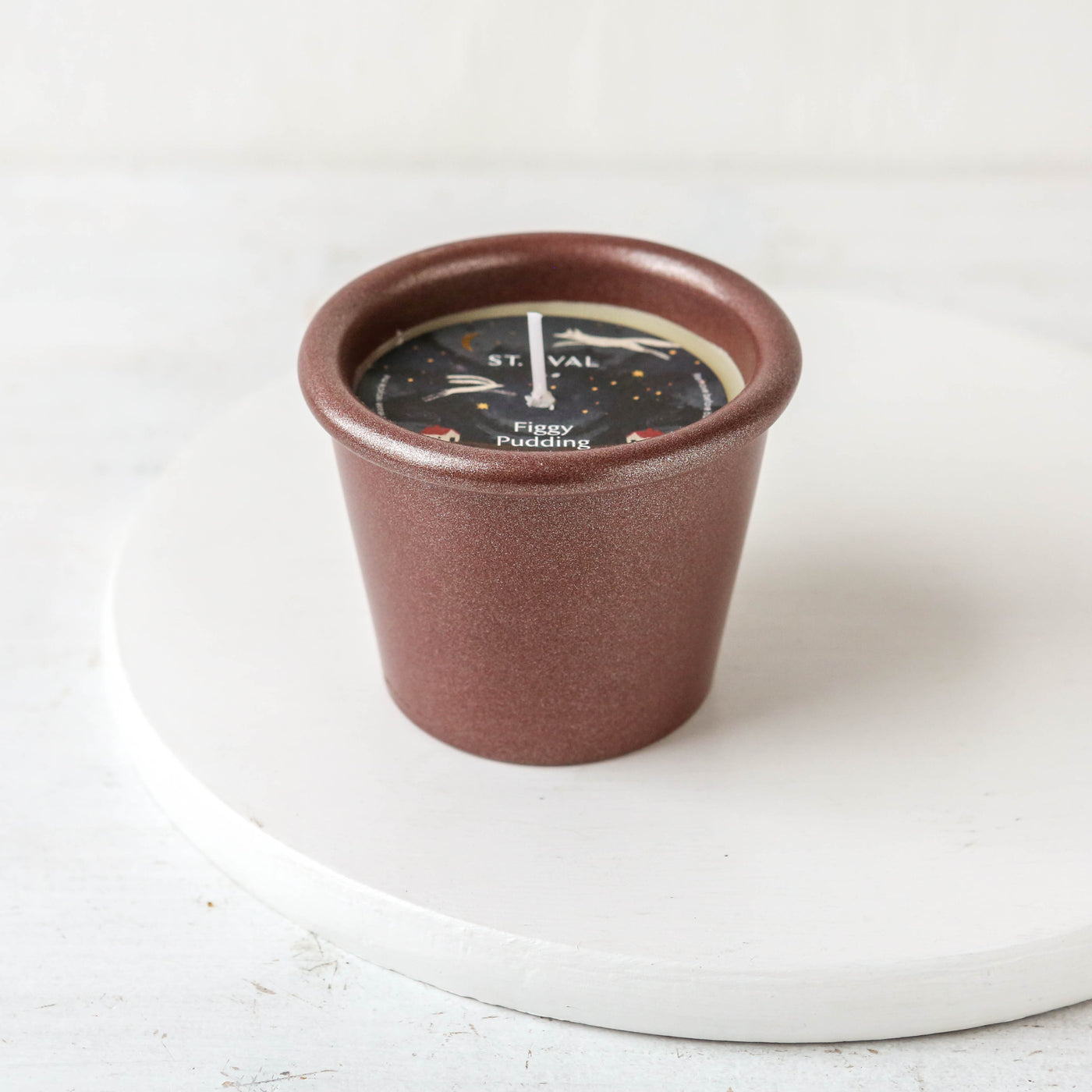 St. Eval Candle in Festive 'Stardust' Pot