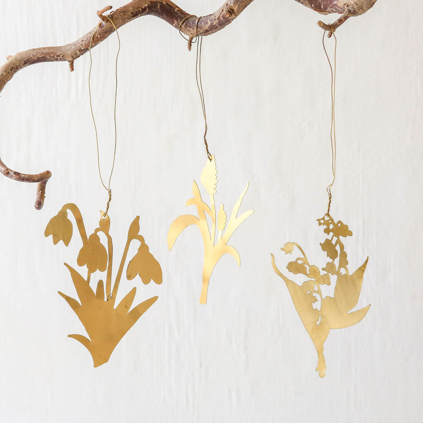 Brass Flower Ornaments