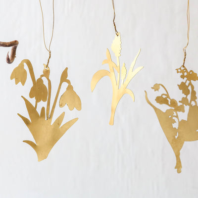 Brass Flower Ornaments