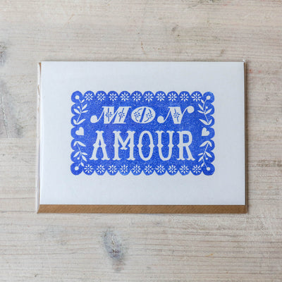 Mon Amour Greetings Card