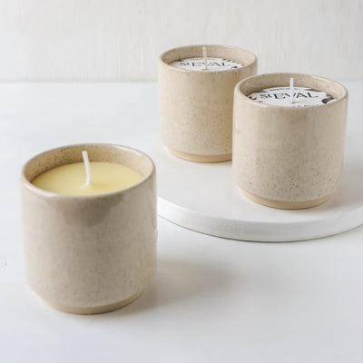 NEW St. Eval Sand Dunes Ceramic Pot Scented Candle